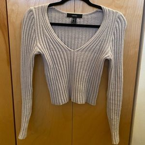 Crop top sweater - Gray